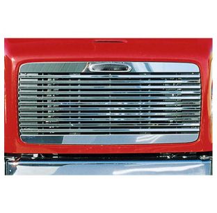 Stainless Steel Grille Cover for Freightliner FL50-FL120 - Real Wheels