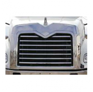 Mack Vision CX 2000-2017 Set Back Axle Stainless Aeroshield Hood Protector & Bug Deflector