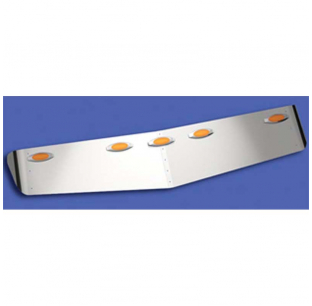 International ProStar 15 Inch Sunvisor with 5 LED Lights and Amber Lens