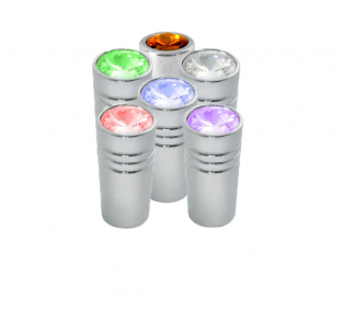 Peterbilt Chrome Aluminum Switch Extension with Crystal, 2-1/4 Inch