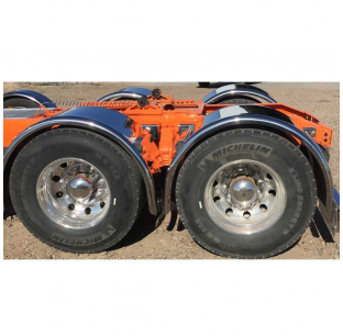 Hogebuilt 14 Gauge Stainless Steel 90 Inch Single Axle Fenders - Durable and High-Quality Truck Fenders