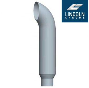 Lincoln 108 Inch Curved Top Stack, 6 to 5 Inch Diameter, Chrome Plated, OEM Quality