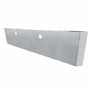 Peterbilt 365, 388, 389 Stainless Steel Bumper - 11 Gauge, Mirror Finish, Bolt & Tow Holes