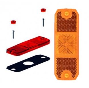 1-5/8 x 4-1/2 LED Clearance Marker Light with Reflector for Vehicles