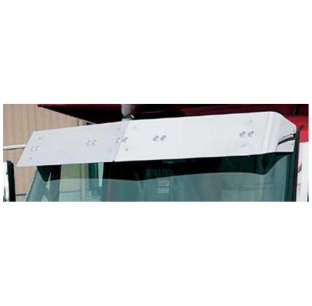 10.5 Inch Drop Visor for International 4000, 7000, 8000 Series DayCabs - Roadworks - Replaces Factory Visor - Multiple Lighting Options