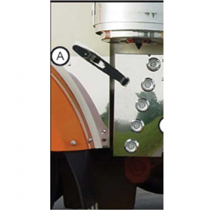 Western Star Lowmax Hood Extensions with Integrated Hood Strap Trim - Pair