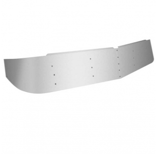Trux International 4000 Series 12.5 Inch Stainless Steel Sunvisor with 4 Brackets, Fits 2002-2016 Models
