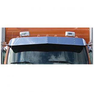 Sterling 9500 Series Sunvisor, 13.5 Inch, Stainless Steel, Fits 1998-2016 Models, Includes Four Brackets, Trux, 1 Year Warranty