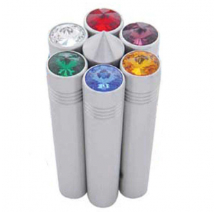 Peterbilt Chrome Toggle Switch Extension w/ Crystal Diamond - 2.25 Inch, Multiple Colors