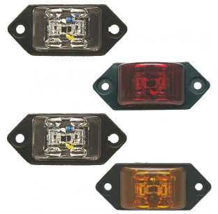 2 LED Charger Jr. Marker Light with 2 Bare Wire Connection