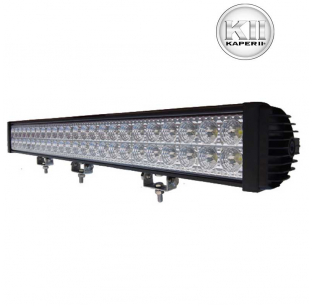 33-Inch Double Row LED Spot/Flood Light Bar, 144W, 10800 Lumens, Aluminum Housing