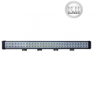 Double Row 60 LED Light Bar, 180W, 13500 Lumen, 40.11x3.15x4.72 Inch, Aluminum Housing, Polycarbonate Lens, 12-28V
