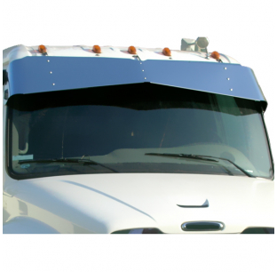 Freightliner 14x9 Inch Bowtie Visor - Durable, Perfect Fit