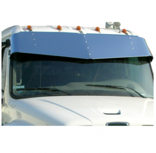 Freightliner 15x16.5 Inch V Style Visor - Durable, Perfect Fit, Enhance Your Truck's Look