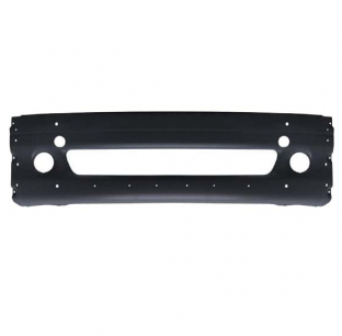 Freightliner Black Steel Center Bumper with Tow Holes for Columbia 112/120 (2008-2016)