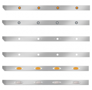 International 9000 72 Inch Sleeper Panels for Center Mount Exhaust - Fits Perfectly