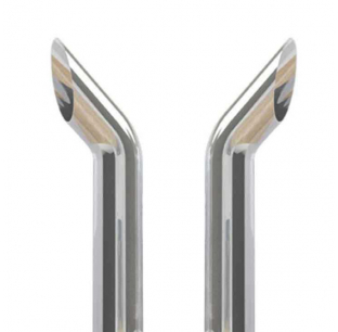 6 to 5 Inch Plain End Slash Cut Top Stack, 24 Inches High