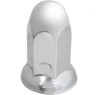 12 Chrome Press-On Acorn Nut Covers - Fits 1/2" Wrench Size - TrickToppers