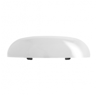 Chrome Plated Steel Standard Style Horn Covers, 5.5x6 Inch, Fits Horns