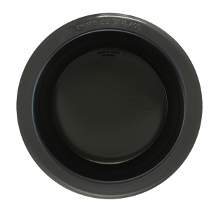 4 Inch Round Closed-Back Rubber Mounting Grommet - Durable and Secure Fit