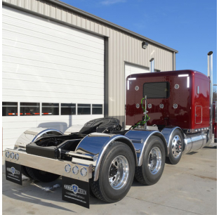 Hogebuilt 14 Gauge Stainless Steel 80 Inch Single Axle Fenders - Durable and High-Quality Truck Fenders