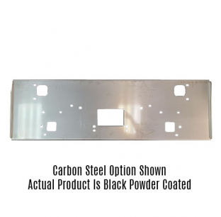 Lincoln Powder Coated 18 Inch Blind Mount Bumper Mounting Plate - Durable and Easy to Install