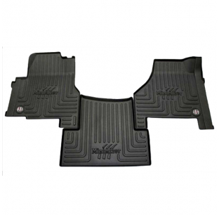 Black Thermoplastic Floor Mats 3-Piece Set For International 5500i, 5600i, 5900i, 9200i, 9400i, 9900i