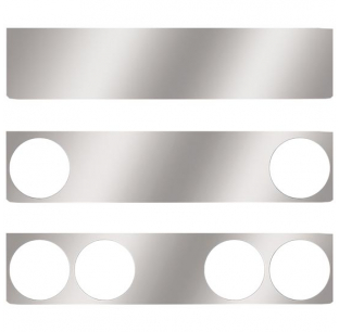 RoadWorks 8 Inch Rear Center Panel W/O Lights And Cutout Options - Universal