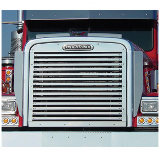 Freightliner Classic XL FLD 120 Grille Insert 14 Bars Stainless Steel 1990+
