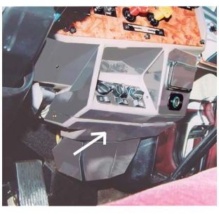 TPHD Stainless Steel Lower Center Dash Trim for Peterbilt 378/379 - Made in USA