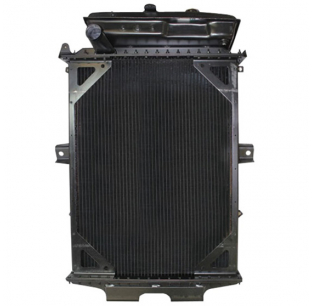 TPHD 4 Row Copper Brass Radiator with Surge Tank for Kenworth W900 - 40x27.562 Inch, 2.062 Inch Core Thickness