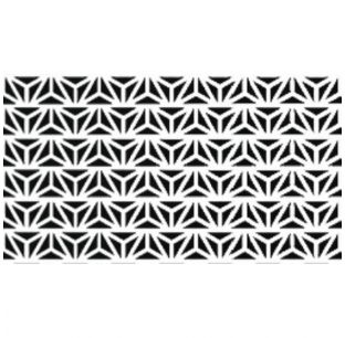 International 4300 Intake Screen with Triangle or Skull Punch - Fits International 4300