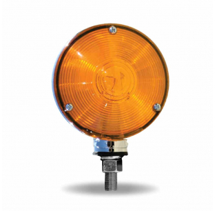 Ol-Skul Double Face Combination LED Light - Amber/Red, Fits All Models