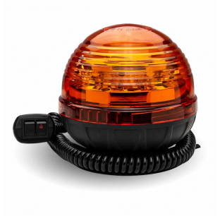 Dome Amber Strobe Light with 3 Flash Patterns - High Visibility Safety Light
