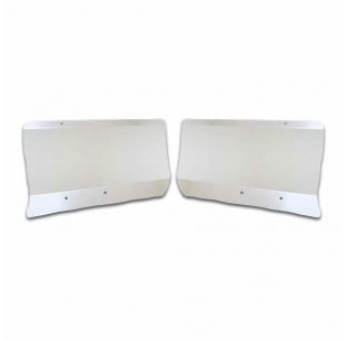 Peterbilt 379 Blank Fender Guard, 18 Gauge 304 Stainless Steel, 21x11.25 inches, fits 1993-2007 models, sold as pair