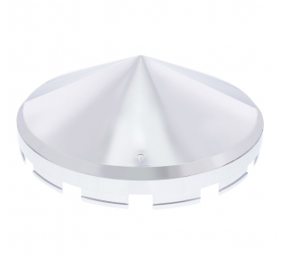 Chrome Pointed Front Axle Hub Cap Replacement for UP10254 and UP10241