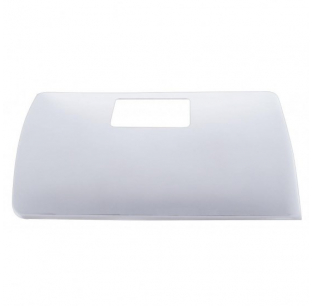 Peterbilt Stainless Steel Glove Box Cover for 2006-2015 Models with Folded Corners