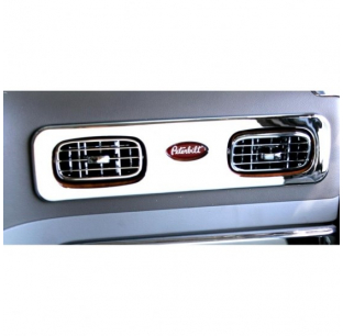 2006+ Peterbilt Chrome Passenger A/C Vent Trim - Fits Models 379/389/388/387/386/384 - United Pacific