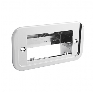 Chrome Plated Ash Tray Trim for Peterbilt and Freightliner Trucks - Fits 2005 and Older Models