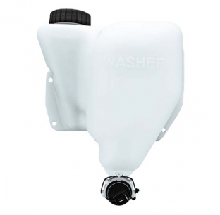 Washer Fluid Reservoir for Peterbilt 357/377/379 with Cap, 12V Pump, OE Plug, Plastic, 12x8.1x10.4 Inches