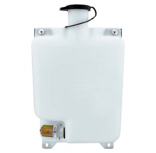 Kenworth Washer Fluid Reservoir | 12x8.1x10.4 Inch Plastic | Includes Cap, 12V Pump, OE Plug