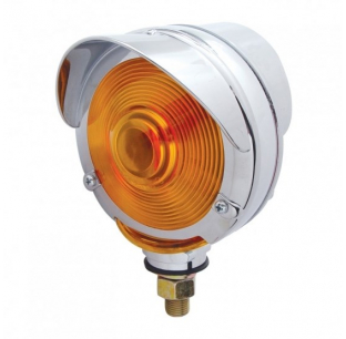 Double Face Turn Signal Light With Visor - Enhanced Visibility and Safety