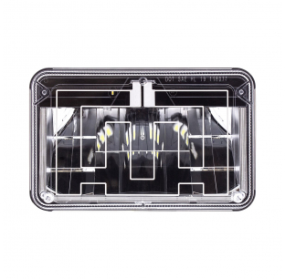 4x6 Inch Heated LED High Beam Headlight - Durable, High-Performance Lighting Solution