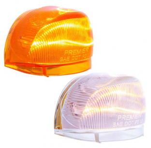 United Pacific Dual Function Guide 682-C Headlight Turn Signal With 5 LEDs