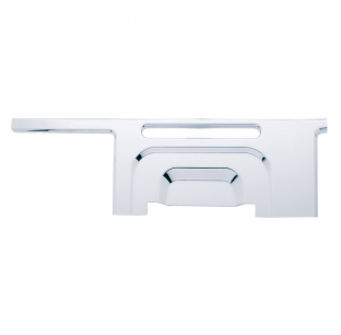 Chrome Plastic Center Dash Warning Light Panel Trim for 2006+ Peterbilt 379/389/388/387/386/384 Models