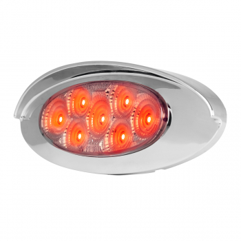 Buy Ultra-Thin Y2K LED Spyder Light with Chrome Bezel & Visor
