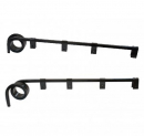 Right Angle Straight Bar Triple Coil Individual Mud Flap Hanger With 0.75 Inch Bar Size