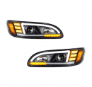 Peterbilt 386/387 Projection Headlight With LED Sequential Turn And Daytime Running Light