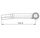 Freightliner 33.2 Inch Long And 4 Inch Diameter Replacement Exhaust Pipe For OE 04-31321-000 And OTR3FA005