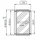 7.68 Inch Cummins ISX Diesel Oxidation Catalysts With 12.17 Inch Diameter